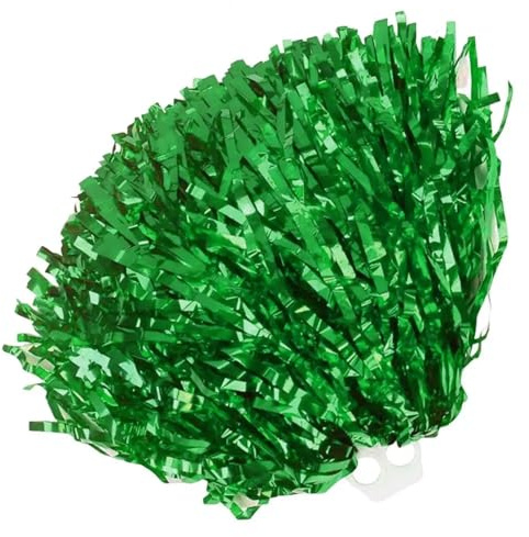 Pom Poms Cheerleading Glitter Cheerleading, pompons fotboll basket match pompons Cheerleading, handblommor dans (grön)