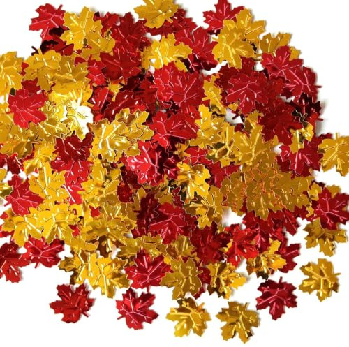 Coriandoli Autunnali Da Tavolo 15g Scaglie Di Alluminio Per Scrapbooking