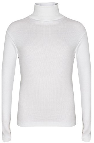A2Z 4 Kids Girls Polo Neck T Shirt Top Thick Cotton - Polo Neck 002 White 7-8