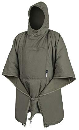 Helikon-Tex Swagman Roll Bushcraft-Kollektion Militär-Poncho, Mehrzweck-Regen- und Notfallponcho, Überlebens- und Militärausrüstung, Woobie-Decke und Jacke (Grün (Alpha Green))