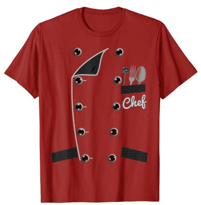 Veste de chef uniforme de cuisine imitation drôle T-Shirt