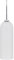 Modern White Frosted Glass Ceiling Light Shade Pendant Light Tubular Lamp Shade Chrome Holder H3134