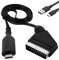 PLLYPE Convertitore da Scart a HDMI con Cavi, Switch di Uscita Full HD 720P/1080P, Convertitore Audio Video, per monitor HDTV, Xbox PS3, proiettore STB VHS Sky Blu-ray DVD Player