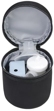 Stockage de lait maternel de voyage – Sac de rangement pour lait maternel – Refroidisseur de lait maternel avec sangle amovible, sacs isothermes pour 2 grands biberons de 236,8 g pour maman allaitante