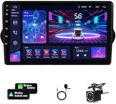 Android 11 bilstereoradio 9 tums pekbilskärm radio för fi-at Egea Tipo 2015-2018 bilradio biltillbehör pekskärm bilradio med Bluetooth GPS-navigering WIFI SWC (färg: Y1E WI