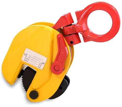 JYHHGDS Abrazadera de elevación de Alta Resistencia para Placas, Carga de Trabajo de 2 toneladas (4408 LB), Abrazadera Vertical Industrial para Placas con Apertura de mordaza Ajustable de 0 a 30 mm.