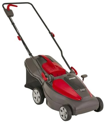 Mountfield Lawnmower Electress 34 Li, 34 cm – 2 Batt. 2 Ah + Charger, Central Adjustment, 35 L Collector – Gardens up to 250 sqm