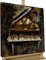 KunstLoft Metallbild 3D | 100% HANDGEFERTIGT | 60x60x4,5cm | Wandbild Metall Deko 'Harmonische Klänge' | Klavier | Weiß Braun | Metall Wanddeko Wohnzimmer