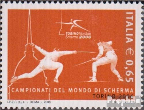 Prophila Collection Italien 3138 (kompl.Ausg.) postfrisch ** MNH 2006 Fecht-WM (Briefmarken für Sammler) Kampfsport (Boxen/Fechten/Ringen/Karate …)