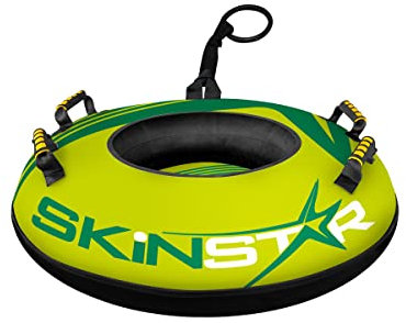 SkinStar Profi Snowtube Ø70cm Schneereifen Rutschreifen Rodel Schlitten Bob grün