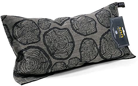 Jokipiin Coussin de sauna de qualité supérieure - 40 cm x 22 cm - 100 % fabriqué en Finlande - Coussin de voyage certifié Ökotex - Lin et coton - Coussin de sauna - Appuie-tête - Soutien de la nuque -