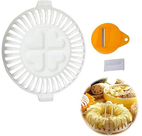 Wenyue Kartoffelchips Backblech,Chips Maker Mikrowelle,DIY Öl frei Manueller Chipsmaker,Mikrowelle Oven Baked Kartoffelchips Maker, für Kartoffel Karotten