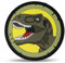 Belmil Patches mit Klettverschluss- kompatibel mit Schulranzen Comfy/Smarty (Green T-rex)