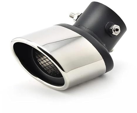 Für Hyundai Für Tucson Für Ix35 2018-2022 1 Stück Edelstahl-Auspuffrohr Schalldämpfer Endrohr Schalldämpfer Spitze Hinterer Schwanz Hals Auspuff Endschalldämpfer Endrohr(A2010-2022)