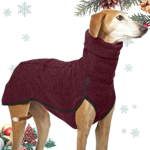 Pull Whippet | Whippet | Pull Chaud Italien pour Lévriers | Lurcher Sweater Sweatshirt | Vêtement À Col Roulé pour Chien De Petite, Moyenne Et Taille