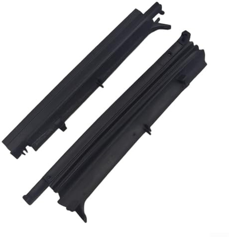Par de cubiertas antipolvo para techo corredizo para Polo 2002-2006 para Bora 2016-2025 para Jetta 2013-2019, repuesto ABS negro 6N0877789 6N0877790