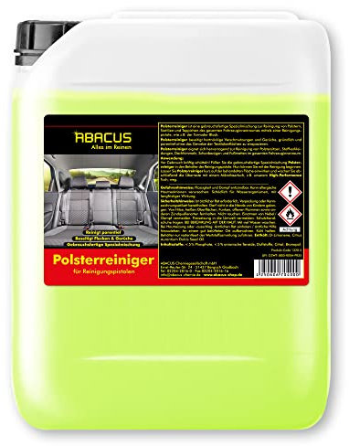 ABACUS® Polsterreiniger & Textilreiniger für Tornador Reinigungspistolen, Stoffreiniger, Reiniger für Reinigungspistolen, Druckluft-Reiniger, Polsterreiniger 5L (1320.5)
