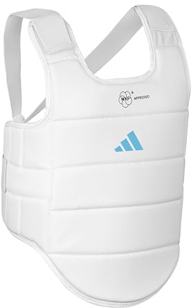 adidas Plastron de karaté WKF (Couleur : Bleu - Taille : XXL)