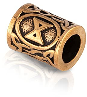 NKlaus DAGAZ – brons futhark rune skäggpärla tysk keltisk viking gotisk 3547