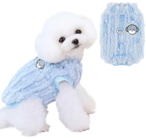 ACTOYS Jersey para Perros y Gatos, Sudadera de Felpa para Mascotas, Pequeño, Mediano