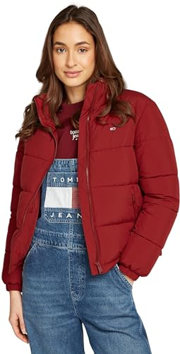 Tommy Jeans Tjw Essential Puffer Ext Dw0Dw18827, Giacca trapuntata Donna, Rosso (Regatta Red), XS