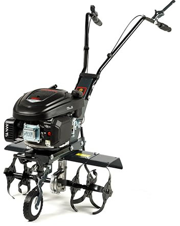 Petrol-Powered Garden Tiller - Rotavator - Cultivator LONCIN Engine 1P65FE-2 / 6HP 166cc Auto Choke - Working Width 36 or 60cm
