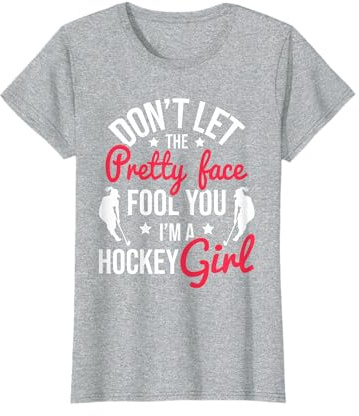Pretty Face Fool You Hockey Girl - Field Hockey Player T-Shirt