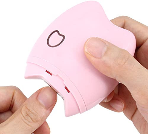 Eléctrico Recortador de Uñas,Automático Carga USB Inteligente Lima de Uñas,Cortaúñas eléctrico para Bebés (WT01S-Pink)