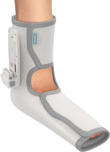 HoMedics Modulair Compression Foot Wrap - Fascia di Supporto per Piede con Massaggio a Compressione e Calore Regolabile per Sollievo dal Dolore e Recupero Muscolare - Controller Venduto Separatamente