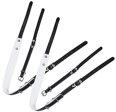 BESTonZON Lederakkordeonschultergurt Akkordeongurt Aus Leder Verstellbarer Akkordeonschultergurt Robust Und Haltbar Für Verschiedene Akkordeons Geeignet Sicherer Halt Für Ihr Instrument