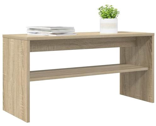vidaXL Mueble de TV Roble Sonoma 80 x 30 x 40 cm Madera de ingeniería, Muebles Modernos para Sala, Mueble de TV Rectangular, Almacenamiento Duradero, Centro de Entretenimiento eficiente