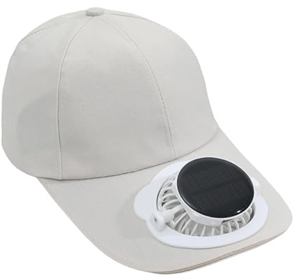 Cappello con Ventilatore Solare, Copricapo da Esterno, Cappello Protezione Solare, per Donna Tore Golfista Viaggiatori Campeggio Escursionismo Sport