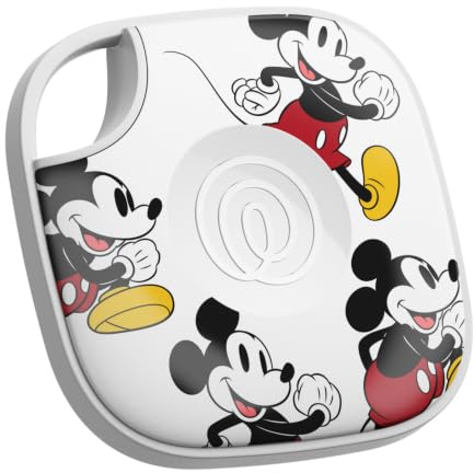 Life360 x Disney Tile - Tracker Bluetooth, détecteur de clés et localisateur d'objets pour clés, Sacs & Autres. Détecteur de téléphone. Compatible avec iOS & Android. Lot de 1 (Mickey)