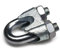 Constrabo® | 5x Abrazaderas de cable de acero DIN741 | Tamaño 10mm | Clips de alambre de acero galvanizado | Cable cuerda clip, abrazaderas de cuerda de alambre, sujetacables de acero, wire rope clips