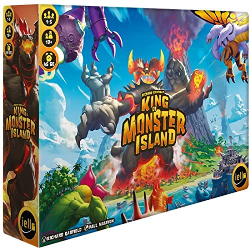 King of Monster Island - Board Game - For 1 to 5 Players - Ages 10 and Up