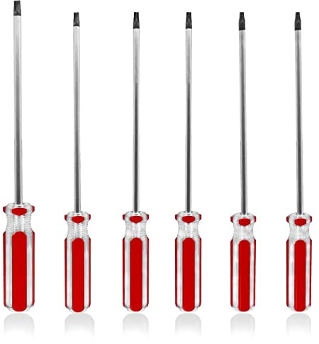 Litoexpe 6 Pcs Magnetic Torx Screwdrivers Set, Security Tamper Proof Screw Drivers, Star Bit Screwdrivers, T10, T15, T20, T25, T27, T30
