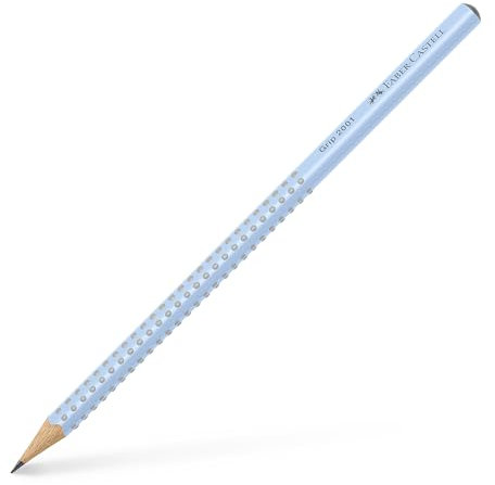Faber-Castell 517074 - Bleistift Grip Graphit - B - Sky Blue