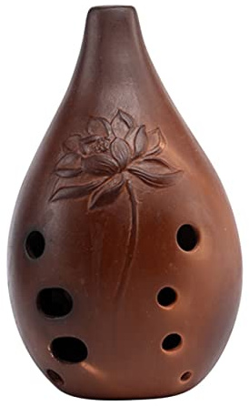 BESTonZON 1 Unidad De 10 Ocarina De Cerámica China Xun Instrumento Antiguo Xun Instrumento 10 Agujeros Xun
