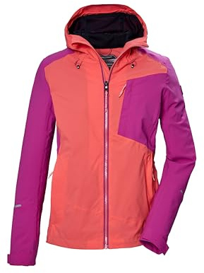 killtec Kos 83 Wmn Jckt Chaqueta funcional impermeable/chaqueta de exterior con capucha Mujer (Pack de 1)