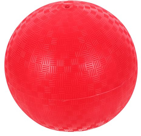 Gogogmee Pelota de PVC para Exterior Resistente y Anti-Desgaste Infantil de Dodgeball y Fútbol Balón Rojo para Parques y Actividades al Aire