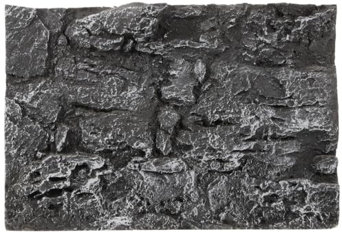 Zerodeko 3D Rock Terrarium Background Board Reptile Tank Habitat Decor for Fish Turtle Lizard Gecko Chameleon Aquarium Backdrop 17.71X11.81X1.96 Inches