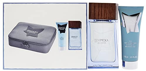 Lolita Lempicka Coffret Homme Eau de Toilette Vaporisateur, 100 ml, 2 Produits, 1 Unité