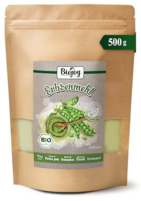 Biojoy EKO-Ärtmjöl, naturligt, organiska, utan tillsatser (500 g)