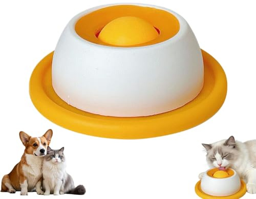 Alfombra Lamiendo Perro, Tazón de Lamiendo para Perros, Cuenco de comida lenta interactiva para Mascotas, Juguetes educativos para perros y gatos aburridos (solo gato)