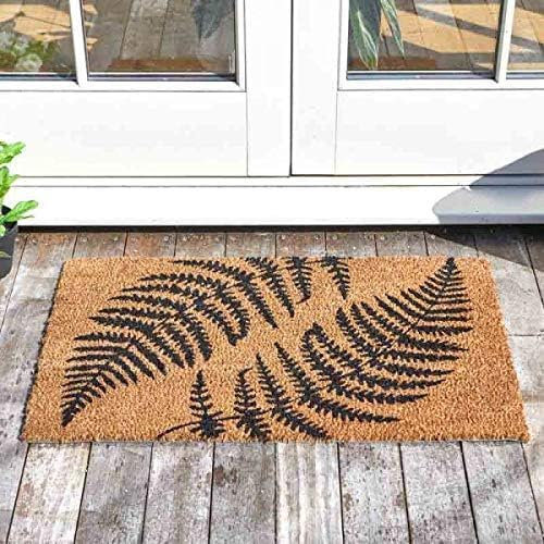 Marco Paul 75x45cm Door Mat - Dirt Trapping Outdoor Mats - Non-slip Doormat Outside - Low Profile Front Door Mat Outside - Rubber Mat - Door Mats Outdoors (Ferns)