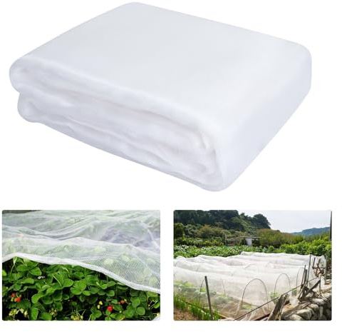 FOGAWA 3X10M Garden Mesh Netting for Vegetable Patch - Insect and Bird Barrier for Plants, Fruits, Flowers, Crops Protection
