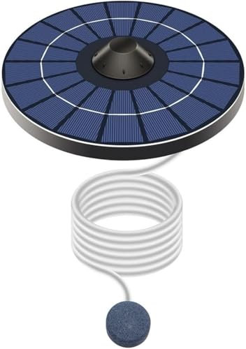 Aérateur de Bassin à énergie - Pompe à oxygène avec Tuyau d'air et Pierre à Bulles - pour la pêche et l'aquarium