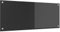 vidaXL Küchenrückwand Dunkelgrau 100x40x0,6 cm Hartglas