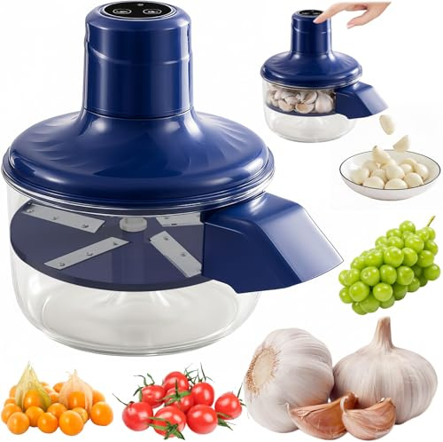 Pelapatate elettrico - Pelapatate aglio automatico per uva, ciliegie, pomodori, USB ricaricabile per uva e pic-nic