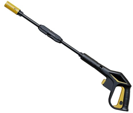Dhqkqg Power Jet högtryckspistol, högtryck kraft vattenpistol för Kärcher K2-K7, powerjet vatten, vattenhögtryckstvätt justerbart spraymunstycke lansrengörare för biltvätt trädgård terrass